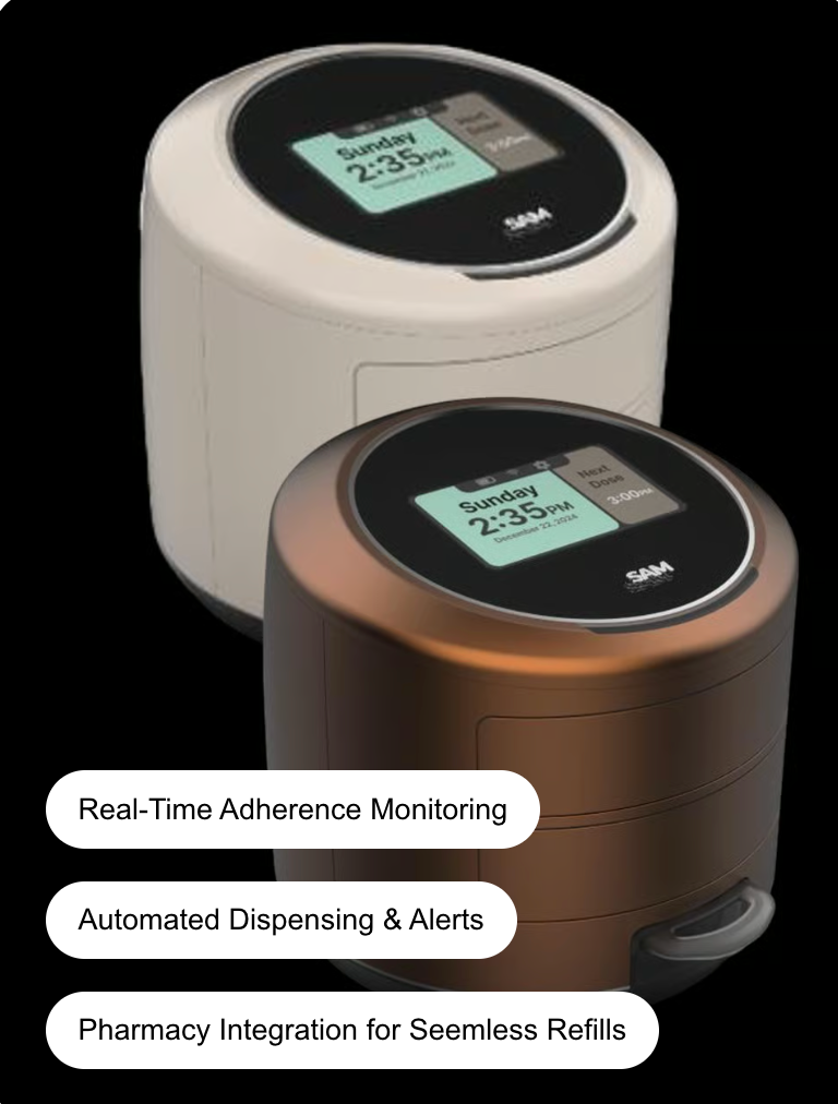 Sam Medication Level Automatic Pill Dispenser for Seniors | SAM Medication System – SAM ...